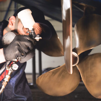 Propeller polishing